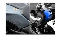Dngjuen Coussin Traction Caoutchouc pour Réservoir Carburant Latéral Moto pour V2 pour Street pour Fighter pour P&anigale pour B&atliss 2020- Protection Pad(Black)
