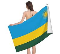 DngSer Drapeau du Rwanda polyvalent et serviettes de bain - Parfait pour la douche, le fitness, la plage, les voyages - Un accessoire indispensable pour la salle de bain