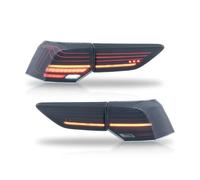 Dnhqknoaf Ensemble Feu Arrière Pour VW Pour Golf 8 MK8 2020-UP Frein À LED Eau Qui Coule Scintillement Essuyage Clignotant 2 Pièces Ensemble De Feu Arrière De Voiture