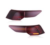 Dnhqknoaf Ensemble Feu Arrière Pour VW Pour Golf 8 MK8 2020-UP Frein À LED Eau Qui Coule Scintillement Essuyage Clignotant 2 Pièces Ensemble De Feu Arrière De Voiture