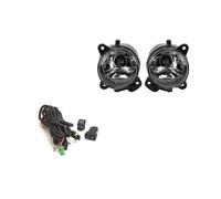 Dnhqknoaf Feu Avant Antibrouillard Pour VW Pour Transporteur Pour Multivan Pour Caravelle Pour T5 2003-2010 Kit Faisceau Câbles Grille Couvercle Gris Phare Antibrouillard(Halogen and wire)