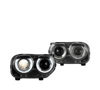 Dnhqknoaf Feux Avants Auto Phares LED Personnalisés À Double Faisceau Séquentiel Étanches Toutes Saisons Compatibles Avec Pour Dodge Pour Challenger SE R/T (2015-2022).