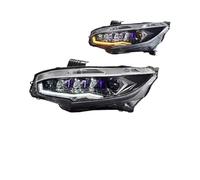 Dnhqknoaf Feux Avants Auto Phares Pour Civic 2016-2020, Phares LED Avec Clignotants Dynamiques (DRL) Pour Civic X, Accessoires Automobiles(LHD)