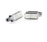 Dnhqknoaf plaque d'immatriculation arrière Pour Acura MDX 2007-up RLX 2014-up TL 2009-up TLX 2015-up 2 Pièces Voiture Led Porte Bienvenue Lumière Super Lumineux CAN-bus Blanc