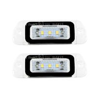 Dnhqknoaf plaque d'immatriculation arrière Pour Benz GL320 ML320 2007-2009 ML450 2011-up ML500 2005-2011 ML550 2007-2011 Lampe D'étiquette 12V Lumières Plaque D'immatriculation LED