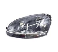 Dnhqknoaf Projecteur Principal Ensemble De Lentilles De Phares Halogènes Avant Voiture, Accessoires D'éclairage Voiture, Pour VW Pour Golf 5 MK5 Pour GTI Pour Jetta 2005 - 2009(9 Lines left black)