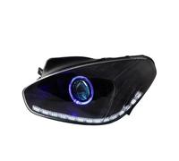 Dnhqknoaf Projecteur Principal Pour Hyundai Pour Accent 2006-10 Phare LED Assemblage DRL Feux De Jour Lampe Ange Diable Eye Xénon Accessoires De Voiture