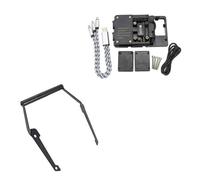 Dnhqknog Support Moto GPS pour NC700D 2014-2020 Chargeur USB Moto Support De Téléphone Mobile Support De Navigation(B and 22mm)