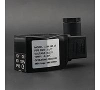 DNIEEEYBL Bouchons de Valve, Bobine d'électrovanne 220v dc24v 12v 380v, vanne d'échappement IP 65 recouverte Plastique, 1 pièces(Ac220v,0.75 inch)