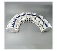 DNIEEEYBL Disjoncteur 2P AC MCB TOB1-63 Type C 230/400V ~ 50HZ/60HZ Mini disjoncteur 6A 10A 16A 20A 25A 32A 40A 50A 63A(2P 25A)