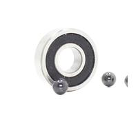 DNIEEEYBL Roulement en céramique Hybride 16003, 17x35x8mm, 1 pièce, Supports de pédalier de vélo, pièces de Rechange, roulements à Billes 16003RS Si3N4 16003-2RS