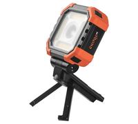 Dnipro-M Projecteur LED Rechargeable CFL-36M ULTRA - Lampe de Chantier et Camping avec PowerBank, USB Type-C, IP54 et IK07 Protection, Support Magnétique, Trépied - Lampe de Travail Puissante