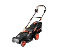 Dnipro-M Tondeuse Électrique 1800W, Largeur de Coupe 42cm, Hauteur de Coupe 25-70mm (6 Positions), Bac de 50 L, Réglage Centralisé, Réglage du Guidon, pour Jardins jusqu'à 800m²
