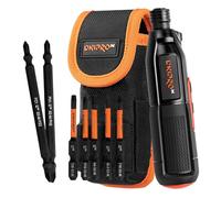 Dnipro-M Tournevis Électrique Sans Fil 3.6V. Mode Automatique 1,2 Nm/Manuel 8 Nm, Lumière LED, Recharge Type-C. Mini Visseuse de Précision avec Punte Incluses - CSD-36X