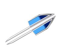 dnofowl Autocollants pour Voiture,Autocollants pour Ailes de Voiture,Accessoires de décoration pour Voiture,pour VW Golf Polo 5 6 7 8,B-Silver Blue