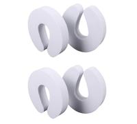 DNOMXB 4 Pièces Butoirs De Porte En Mousse Blanche Pour éViter Les Blessures Et Les Pincements De Porte - Mousse pour Doigt de Sécurité - Protection Des Doigts Pour BéBé Et Protection Des Doigts