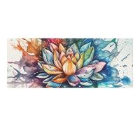 DNOVING Lot de 2 rouleaux de papier cadeau aquarelle pétales de fleur de lotus - 147,3 x 58,4 cm pour garçons et filles pour anniversaire et mariage GWP-612804372