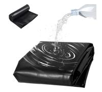 Dnowegas Bâche pour étang 13 x 18 mbâche étanche pour Bassin à poissons pliable en Toile, g de Piscine d'aquarium, Au-Dessus du Sol Étang À Poissons Liner de Bassin Anti-déchirure, Cascades