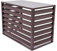 Dnowegas,Cache climatiseur,Cache pompe a chaleur extérieur,Protection de la vue,Résistant aux UV,Barrière contre les feuilles et branches100×50×70(1.5P)