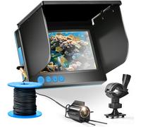 Dnoyevvs Deeper Fishfinder Caméra sous-marine pour la pêche, vision nocturne infrarouge, grand angle, hôte IP65 étanche, avec écran IPS de 5 pouces pour glace, rivière et bateau