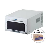 DNP DS620 + 10 cartons de consommables pour 8000 tirages 10x15cm (DSP6201015)