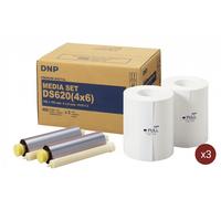 DNP Papier Thermique pour DS 620 - 10x15cm 800 Photos - Lot de 3