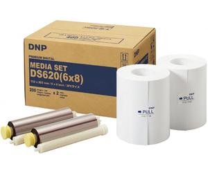 DNP Papier Thermique pour DS 620 - 10x15cm 800 Photos ou 15x20cm 400P