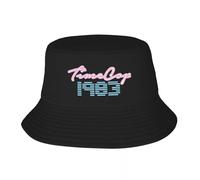 DNRASOK Timecop 1983 Logo Bucket Hat Chapeau de Plage Chapeau Alpinisme Casquette Homme Femme
