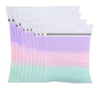 Dntorx Lot de 10 filets à linge pour machine à laver - Sac à linge en 4 | Sacs à linge à mailles fines et grossières, protègent les vêtements, fermeture éclair robuste, réutilisables