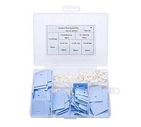 DNVGJUP Lfang-Rondelles 300pcs à-220 à-3 Pads d'isolation de transistors de Transistor à 300 à 3 Silicone HeatSink Rondelle de cale pour Ordinateur Portable GPU CPU, Réduire Les frictions