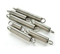 DNVGJUP Lyuduo-Ressorts de Compression 10pcs Double Petit Crochet d'extension Tension Diamètre Fil à Ressort 0.4mm Diamètre extérieur 4 mm, Robuste et Polyvalent(0.4 x 4 x 20mm)