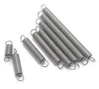 DNVGJUP Lyuduo-Ressorts de Compression Acier Dual Crochet Petite Tension Spring Fil DIA 0.4mm DIAD DIA 3MM Longueur 10-50mm, 10pcs, Robuste et Polyvalent(0.4 x 3 x 10mm)