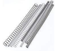 DNVGJUP Lyuduo-Ressorts de Compression Spring de Compression 305mm 304 Fil à Ressort en Acier Inoxydable DIA 0,6 0,7 0,8 1 mm DIA DIA 4-16MM, 4PCS, Robuste et Polyvalent(0.8x8x305mm)