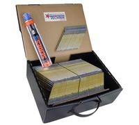 DNW Clous à bande 3,1 x 90 mm galvanisés lisses pour Paslode IM90CI IM90XI IM100CI IM100XI DV 2,2 m