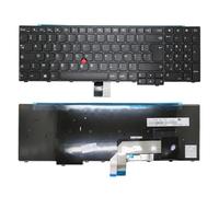 DNX Clavier FRANÇAIS AZERTY pour PC Portable Lenovo THINKPAD T540 / T540P / T550 / T560 / P50S - 93C6225 / 01AX651