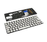 DNX Clavier Français FR pour Ordinateur PC Portable HP Spectre 13-3000nf 13-3001nf 13-3002nf 743897-051 MP-13J76F0J886 Argent__0001, Neuf Garantie 1 an, Note-X CL-1331R