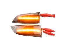 DNZOGW Clignotant Dynamique Rétroviseur LED Clignotant Dynamique À LED, Indicateur Séquentiel Pour Megane MK3 Pour Laguna III X91 Pour Scenic Pour Fluence Pour Latitude Pour Safrane(Black)