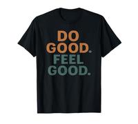 Do Good Feel Orange Bleu T-Shirt