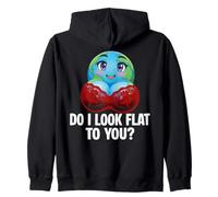 Do I Look Flat to You Earth Day Planet Étudiants Enseignants Sweat à Capuche