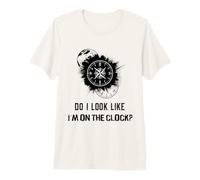 Do I Look Like I'm on The Clock Funny Sarcastic Saying T-Shirt Haut de Gamme