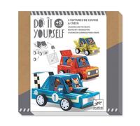 Do It Yourself 3 Voitures De Course À Crée Multicolore TU