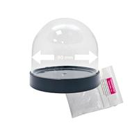 Do it Yourself 40130 Kit de bricolage Boule à neige pour FIMO avec 1 boule à neige en plastique Forme ronde 86 x 75 mm Socle noir