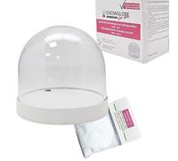 Do it Yourself 40131 Kit de bricolage Boule à neige pour FIMO avec 1 boule à neige en plastique Forme ronde 86 x 75 mm Socle blanc