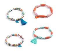 DIY perles de papier et bijoux a creer Bleu G