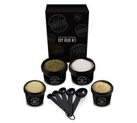 DO IT YOURSELF RUB - Faites Votre Propre BBQ Rub - Sel, Poivre, Oignon, Ail Et Un Ensemble De Filés, Pour Faire Vos Propres Mélanges D'épices Pour Boeuf, Porc, Poisson, Légumes - Diy Rub Gift
