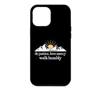 Do Justice Love Mercy Walk Humbly Bible Verse Micah 6:8 God Coque pour iPhone 12 Pro Max