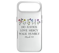 Do Justice Love Mercy Walk Humbly God Micah 6:8 Bible Verse Coque pour iPhone Air