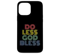 Do Less God Bless rétro Vintage des années 70 Coque pour iPhone 13 Pro Max