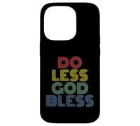 Do Less God Bless rétro Vintage des années 70 Coque pour iPhone 14 Pro