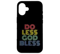 Do Less God Bless rétro Vintage des années 70 Coque pour iPhone 16